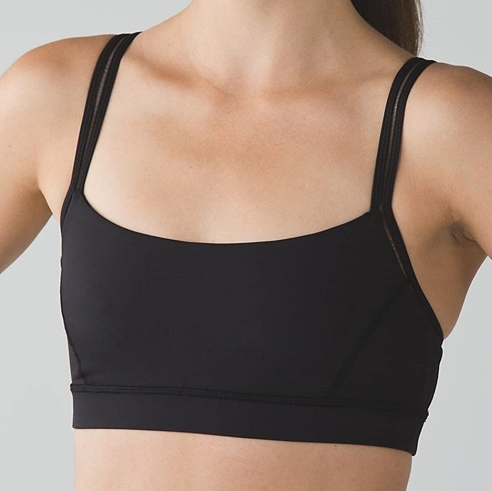 *SOLD* Lululemon Black Straight Up Bra Sz 4